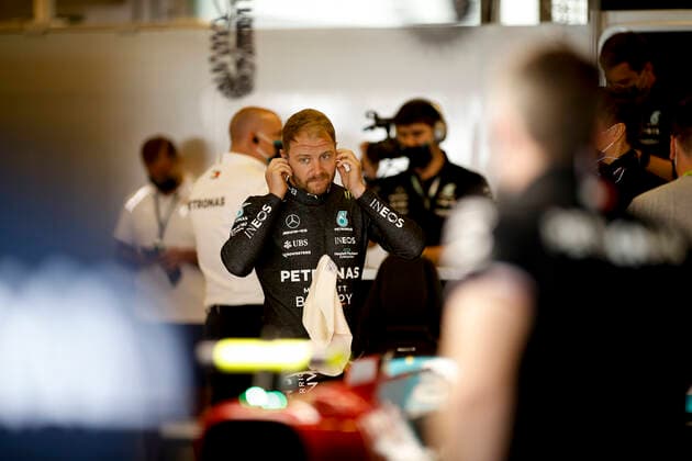77 Valtteri Bottas FIN, Mercedes AMG Petronas F1 Team , F1 Grand Prix of Abu Dhabi at Yas Marina Circuit on December 10, 2021 in Abu Dhabi, United Arab Emirates Photo by HOCH ZWEI Abu Dhabi United Arab Emirates