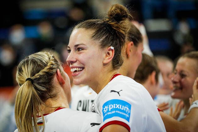 Emily BÖLK (20) during the handball match Korea vs Germany, 25th IHF Womens World Championship, WM, Weltmeisterschaft Spain, 10.12.2021,  Copyright: xJozoxCabrajax xkolektiffx