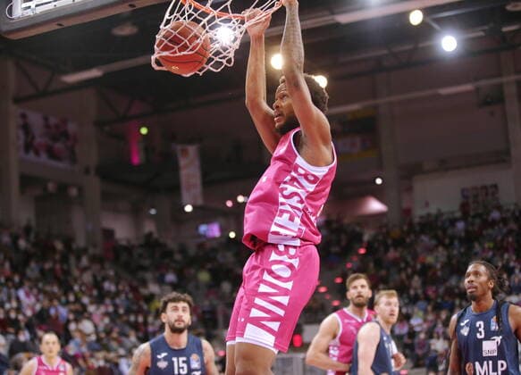Justin Gorham Telekom Baskets Bonn vs MLP Academics Heidelberg easyCredit BBL 1 Bundesliga , 2021 2022 season , Hauptrunde 10 Spieltag