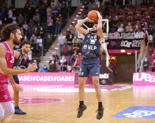 Telekom Baskets Bonn vs Jordan Geist MLP Academics Heidelberg easyCredit BBL 1 Bundesliga , 2021 2022 season , Hauptrunde 10 Spieltag