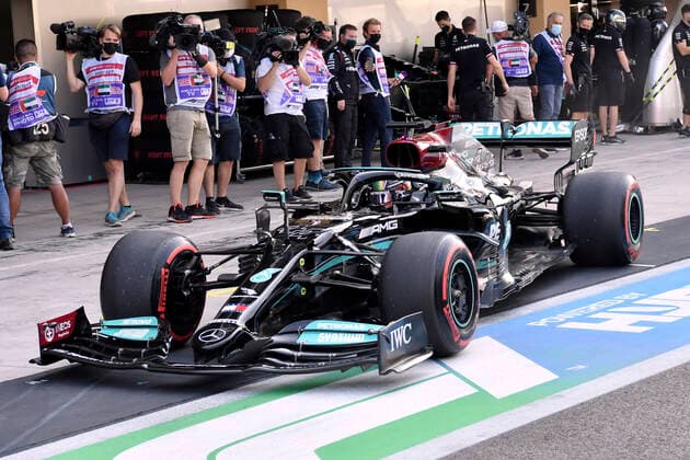 HAMILTON Lewis F1 Team AMG Mercedes F1 FIA Abu Dhabi Grand Prix 2021 on 11 12 2021 in UAE at Yas Marina Circuit