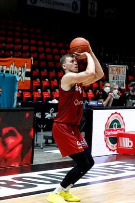 11 12 2021, Jan Niklas Wimberg, Niners Chemnitz Chemnitz Sporthalle am Schlossteich Saxony Germany
