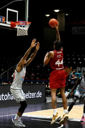 11 12 2021, Darion Atkins, Niners Chemnitz Chemnitz Sporthalle am Schlossteich Saxony Germany