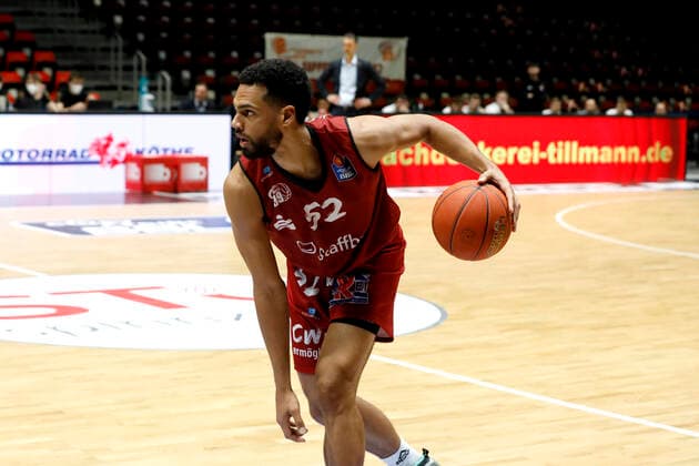11 12 2021, Trent Lockett, Niners Chemnitz Chemnitz Sporthalle am Schlossteich Sachsen Germany