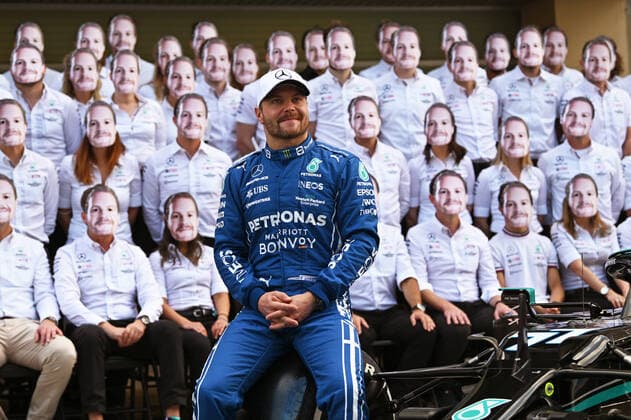 12 12 2021, xekx, Formula 1 FIA, Abu Dhabi Grand Prix 2021 emspor, Valtteri Bottas Mercedes AMG Petronas, 77 DFL DFB REGULATES PROHIBIT ANY USE OF PHOTOGRAPHS as IMAGE SEQUENCES and or QUASI VIDEO Abu Dhabi eel-fotografie Eberhard Krieger