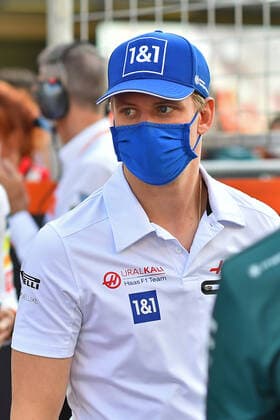 12 12 2021, xekx, Formula 1 FIA, Abu Dhabi Grand Prix 2021 emspor, Mick Schumacher Haas F1, 47 DFL DFB REGULATES PROHIBIT ANY USE OF PHOTOGRAPHS as IMAGE SEQUENCES and or QUASI VIDEO Abu Dhabi eel-fotografie Eberhard Krieger