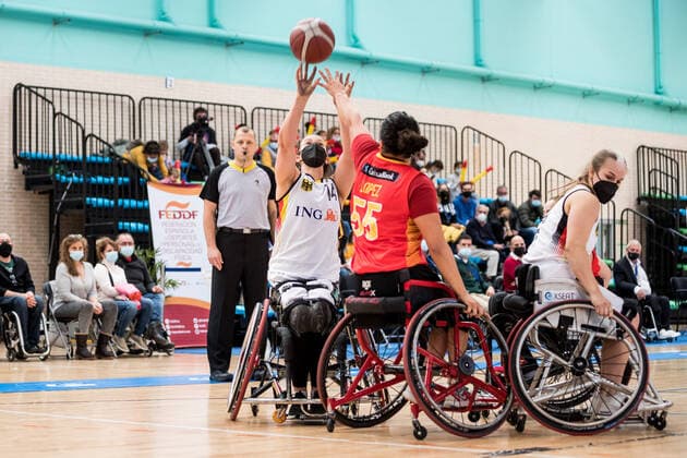 Wheelchair Basketball, European Championship Women, Germany - Spain