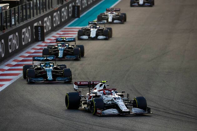99 Antonio Giovinazzi ITA, Alfa Romeo Racing ORLEN , F1 Grand Prix of Abu Dhabi at Yas Marina Circuit on December 12, 2021 in Abu Dhabi, United Arab Emirates Photo by HOCH ZWEI Abu Dhabi United Arab Emirates
