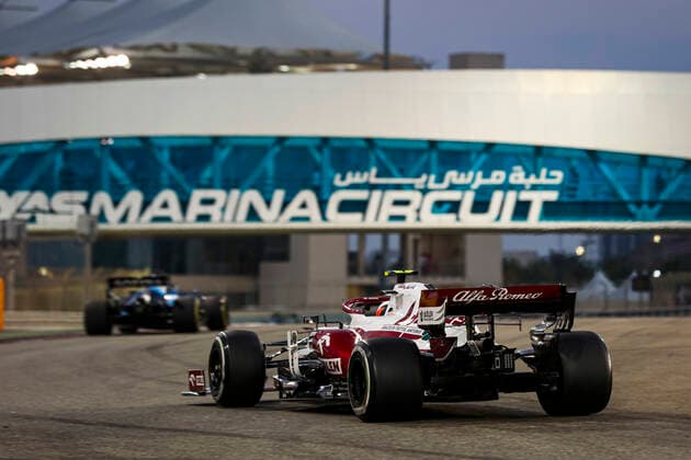 99 Antonio Giovinazzi ITA, Alfa Romeo Racing ORLEN , F1 Grand Prix of Abu Dhabi at Yas Marina Circuit on December 12, 2021 in Abu Dhabi, United Arab Emirates Photo by HOCH ZWEI Abu Dhabi United Arab Emirates