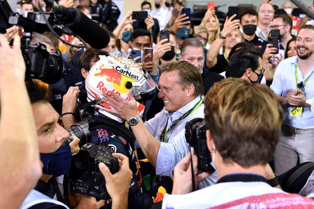 VERSTAPPEN Max F1 Team Red Bull Racing Abu Dhabi 2021 winner and new F 1 world champion F1 FIA Abu Dhabi 2021 Grand Prix on 12 12 2021 in the UAE at Yas Marina Circuit