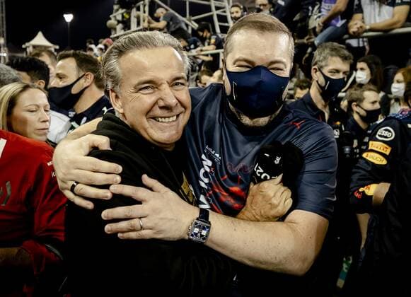 ABU DHABI Raymond Vermeulen, Max Verstappen s manager after winning the Formula 1 World Championship after the Abu Dhabi Grand Prix at Yas Marina Circuit on December 12, 2021 in Abu Dhabi, United Arab Emirates REMKO DE WAAL F1 Grand Prix 2021 xVIxANPxSportx xxANPxIVx 441987288