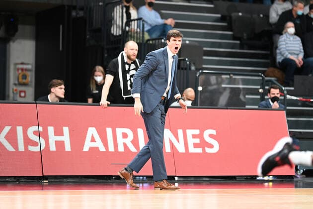 Basketball I Mens I 2021 2022 Season I EuroCup I Matchday 7 I Hamburg Towers Lokomotiv Kuban Krasnodar I 15 12 2021 Pedro Calles Hamburg Towers Hamburg Wilhelmsburg edel optics de Arena Hamburg Germany. Copyright: xLobeca Schlikisx
