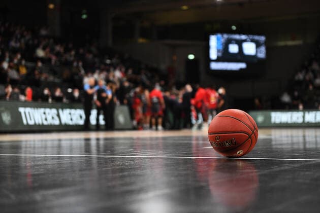 Basketball I Men I 2021 2022 Season I Eurocup I 7 Matchday I Hamburg Towers LOKOMOTIV KUBAN KRASNODAR I 15 12 2021 symbol photo, Basketball Hamburg edel optics de Arena Hamburg Germany. Copyright: xLobeca Hannigx