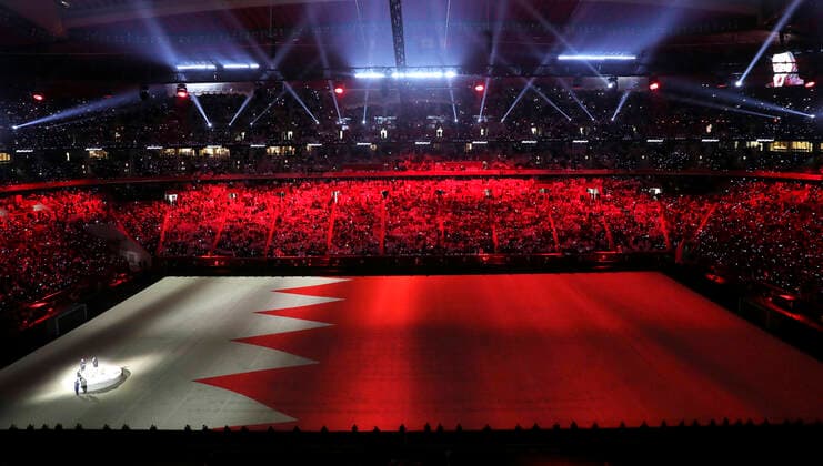 AL BAYT Stadion Opening Ceremony FIFA Arab Cup 2021 in Qatar Eroeffnungsstadion AL Bayt am 30.11.2021 in Al Chaur in Katar *** AL BAYT Stadium Opening Ceremony FIFA Arab Cup 2021 in Qatar Opening Stadium AL Bayt on 30 11 2021 in Al Chaur in Qatar