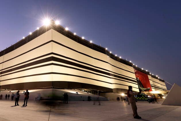 AL BAYT Stadion FIFA Arab Cup 2021 in Qatar Eroeffnungs Zeremonie Stadion AL Bayt am 30.11.2021 in Al Chaur in Katar *** AL BAYT Stadium FIFA Arab Cup 2021 in Qatar Opening Ceremony Stadium AL Bayt on 30 11 2021 in Al Chaur in Qatar
