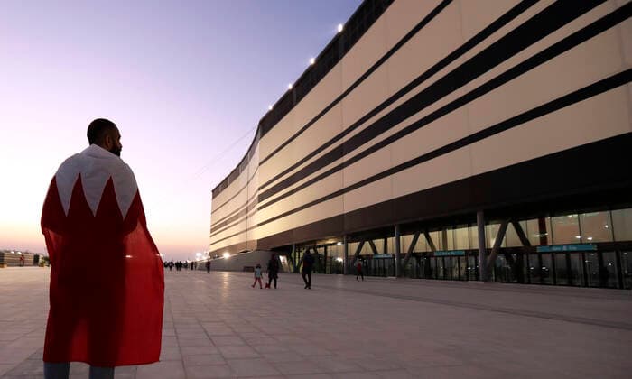 AL BAYT Stadion FIFA Arab Cup 2021 in Qatar Eroeffnungs Zeremonie Stadion AL Bayt am 30.11.2021 in Al Chaur in Katar *** AL BAYT Stadium FIFA Arab Cup 2021 in Qatar Opening Ceremony Stadium AL Bayt on 30 11 2021 in Al Chaur in Qatar