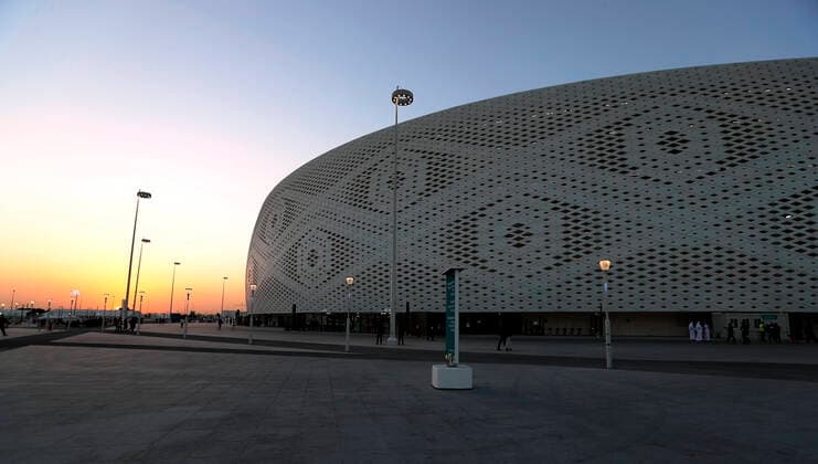 AL THUMAMA Stadion Weltmeisterschaft Stadion 2022 FIFA Arab Cup 2021 in Katar Stadion Al Thumama am 07.12.2021 in Doha *** AL THUMAMA Stadium World Cup Stadium 2022 FIFA Arab Cup 2021 in Qatar Stadium Al Thumama on 07 12 2021 in Doha
