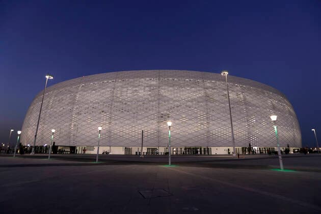 AL THUMAMA Stadion Weltmeisterschaft Stadion 2022 FIFA Arab Cup 2021 in Katar Stadion Al Thumama am 07.12.2021 in Doha *** AL THUMAMA Stadium World Cup Stadium 2022 FIFA Arab Cup 2021 in Qatar Stadium Al Thumama on 07 12 2021 in Doha