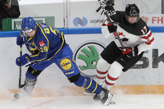 Ice hockey, Channel One Cup, Canada - Sweden