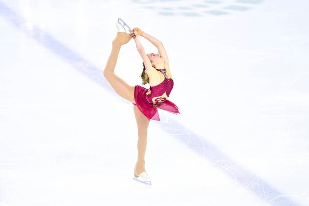 Sport Themen der Woche KW50 Sport Bilder des Tages Eve Dubecq - Dames Free Skating PATINAGE : Championnats de France - Cergy Pontoise17 12 2021 JBAutissier Panoramic 
