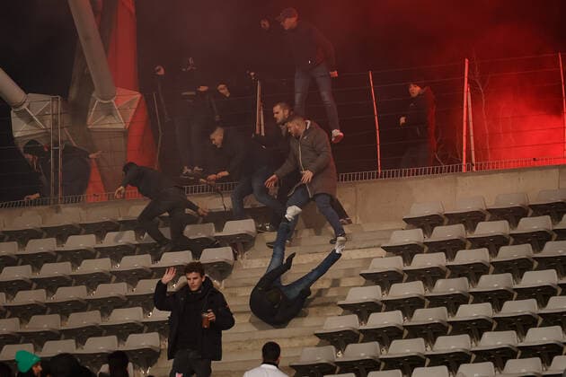 Football, Coupe de France, Paris FC - Olympique Lyon, Riots