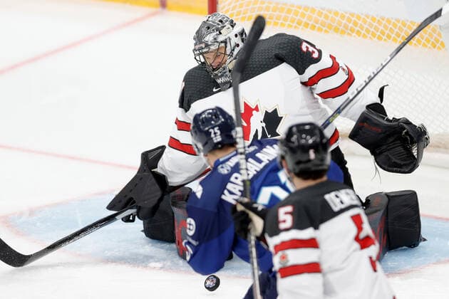Ice hockey, Channel One Cup, Finland - Canada