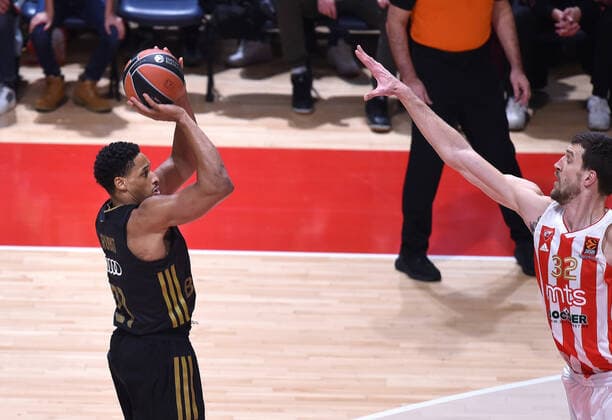 RUBIT AUGUSTINE, Crvena Zvezda mts Belgrade vs FC Bayern Munich, Euroleague, 17 December, 17 12 2021 Crvena Zvezda mts Belgrade vs FC Bayern Munich, Euroleague, 17 December, 17 12 2021 Belgrade Copyright: xEIBNER NikolaxKrsticx EP_EER