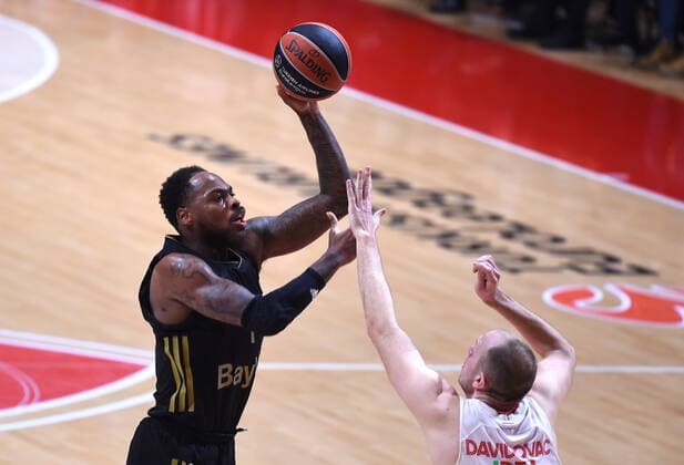 THOMAS DESHAUN Crvena Zvezda mts Belgrade vs FC Bayern Munich, Euroleague, 17 December, 17 12 2021 Crvena Zvezda mts Belgrade vs FC Bayern Munich, Euroleague, 17 December, 17 12 2021 Belgrade Copyright: xEIBNER NikolaxKrsticx EP_EER