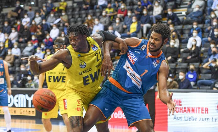 Basketball, BBL, EWE Baskets Oldenburg - Ratiopharm Ulm