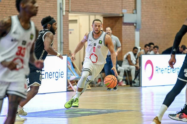 Barmer 2 Basketball Bundesliga ProB, Rheinstars Koeln vs WWU Baskets Muenster, 18 12 2021 Andrej Mangold RheinStars Koeln 0 , Barmer 2 Basketball Bundesliga ProB, Rheinstars Koeln vs WWU Baskets Muenster on 18 12 2021 at ASV Koeln in Koeln Nordrhein Westfalen Copyright: xBEAUTIFULxSPORTS Mueller-Laschetx