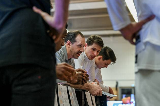 Barmer 2 Basketball Bundesliga ProB, Rheinstars Koeln vs WWU Baskets Muenster, 18 12 2021 Simon Cote Trainer RheinStars Koeln , Barmer 2 Basketball Bundesliga ProB, Rheinstars Koeln vs WWU Baskets Muenster on 18 12 2021 at the ASV Koeln in Koeln North Rhine-Westphalia Copyright: xBEAUTIFULxSPORTS Mueller-Laschetx