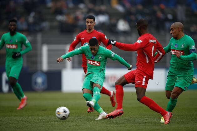 Football, Coupe de France, Sporting Club Lyon - AS St Etienne