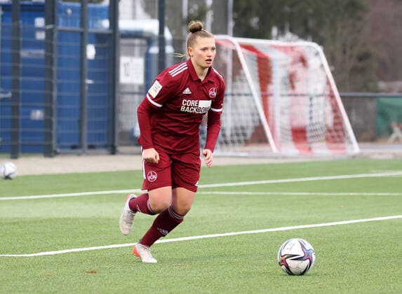 19 12 2021 Football Season 2021 2022 2 Women Football Bundesliga 13 Matchday 1 FC Nürnberg FCN Club TSG 1899 Hoffenheim II Sportfoto Zink DaMa Jessica May 6, 1 FC Nürnberg FCN Freisteller Single Image