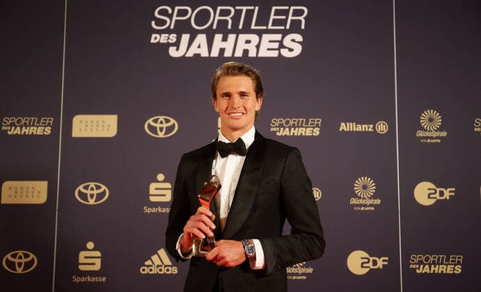 Baden Baden , Sportsman of the Year , Alexander Zverev Sportsman of the Year Pressphoto Baumann Hansjürgen Britsch Pool