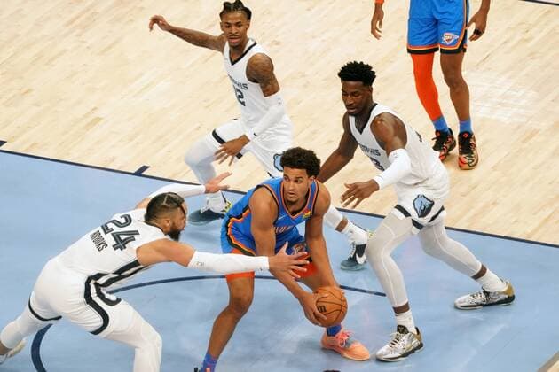 Basketball, NBA, Memphis Grizzlies - Oklahoma City Thunder