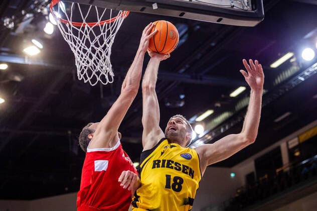Jonas Wohlfarth Bottermann MHP RIESEN Ludwigsburg 18 at the BCL game MHP RIESEN Ludwigsburg vs BC Prometey on 21 12 2021 in Ludwigsburg MHPArena Germany Ludwigsburg 21 12 21 Basketball , 21 12 2021, Ludwigsburg Germany xpxsdx