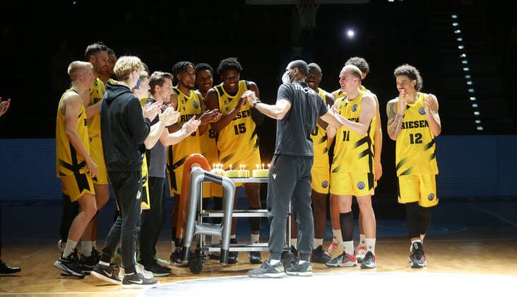 Ludwigsburg , Basketball Champions League MHP Riesen Ludwigsburg vs BC Prometey ,