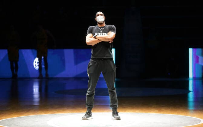 Ludwigsburg , Basketball Champions League MHP Riesen Ludwigsburg vs BC Prometey , Tremmell Darden Giants on 40th birthday