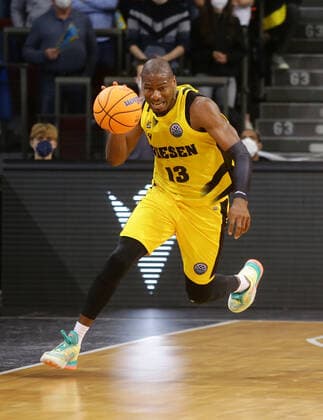 Ludwigsburg , Basketball Champions League MHP Riesen Ludwigsburg vs BC Prometey ,Yorman Polas Bartolo Giants