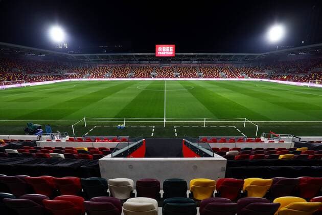 Mandatory Credit: Photo by James Marsh Shutterstock (12655446d) A general ground view. Brentford v Chelsea, Carabao Cup, EFL Quarter Final, Football, Brentford Community Stadium, London, UK - 22 Dec 2021 EDITORIAL USE ONLY No use with unauthorised audio, video, data, fixture lists, club league logos or live services. Online in-match use limited to 120 images, no video emulation. No use in betting, games or single club league player publications. Brentford v Chelsea, Carabao Cup, EFL Quarter Final, Football, Brentford Community Stadium, London, UK - 22 Dec 2021 EDITORIAL USE ONLY No use with unauthorised audio, video, data, fixture lists, club league logos or live services. Online in-match use limited to 120 images, no video emulation. No use in betting, games or single club league player publications. Copyright: xJamesxMarsh Shutterstockx 12655446d