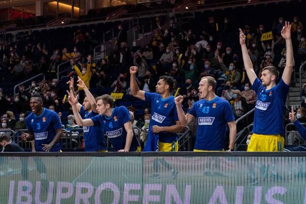 Basketball Berlin 22 12 2021 Season 2021 2022 Euroleague Regular Season Alba Berlin AS Monaco Jubel Alba