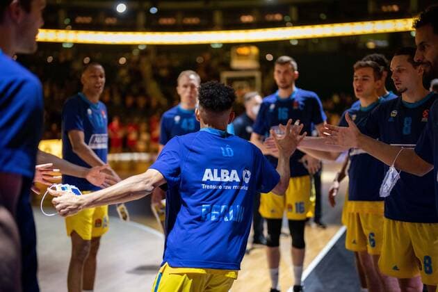 Basketball Berlin 22 12 2021 Season 2021 2022 Euroleague Regular Season Alba Berlin AS Monaco Team Presentation Alba Maodo Lo Alba Berlin, No 00 And Others