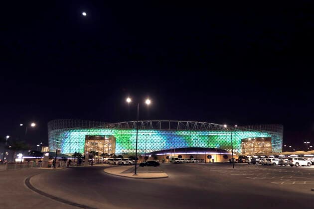 FIFA Fußball WM 2022, Ahmed bin Ali Stadion Ahmed Bin Ali Stadion Weltmeisterschaft Stadion 2022 FIFA Arab Cup 2021 in Katar Stadion Ahmed Bin Ali in Ar Rayyan am 10.12.2021 in Ar Rayyan *** Ahmed Bin Ali Stadium World Cup Stadium 2022 FIFA Arab Cup 2021 in Qatar Stadium Ahmed Bin Ali in Ar Rayyan on 10 12 2021 in Ar Rayyan