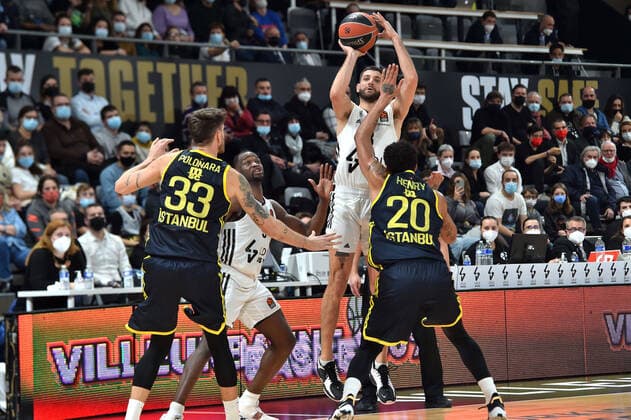 Antoine Diot (asvel) BASKETBALL : LDLC ASVEL vs Fenerbahce Istanbul- Euroligue - 15 12 2021 FredericChambert Panoramic 