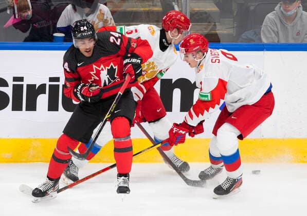 Ice hockey, U20 junior international, Canada - Russia