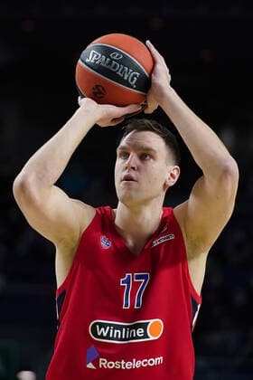 Real Madrid v CSKA Moscow - Turkish Airlines EuroLeague Voigtmann, Johannes of CSKA Moscow during the Turkish Airlines EuroLeague Regular Season Round 17 match between Real Madrid and CSKA Moscow at Wizink Center on December 23, 2021 in Madrid, Spain. madrid Spain  Copyright: xOscarxGonzalezx originalFilename:gonzalez-notitle211223_npmea.jpg