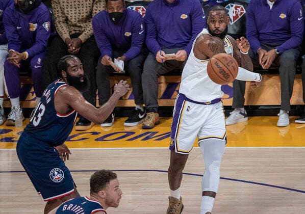 Basketball, NBA, Los Angeles Lakers - Brooklyn Nets