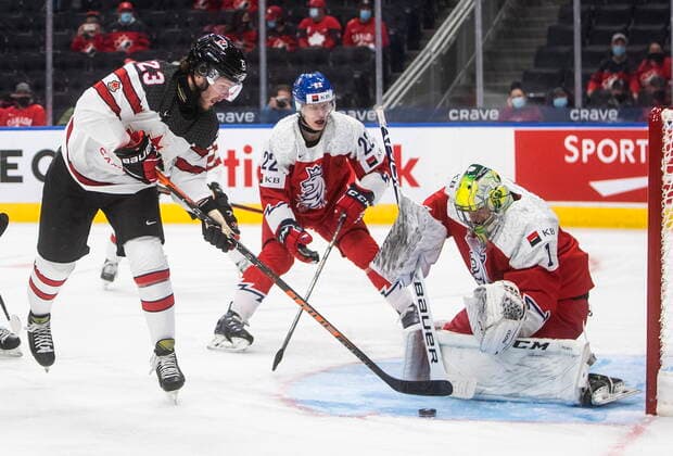 Ice hockey, Junior World Championship, Canada - Czech Republic
