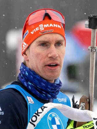 Johannes KUEHN KÜHN GER, WSV Reit im Winkl Biathlon, IBU World Cup, 12,5 km pursuit men, on 11 12 2021 in Hochfilzen, Austria Source Copyright Credit Oryk HAIST xx