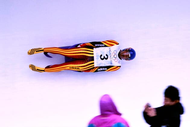 HACKL Georg Team GER Rodeln Olympiasieger Olympische Winterspiele 1998 in Nagano Japan vom 07. - 22. 02 1998 am 9. 02.1998 in Nagano *** HACKL Georg Team GER Luge Olympic Champion Olympic Winter Games 1998 in Nagano Japan from 07 22 02 1998 on 9 02 1998 in Nagano